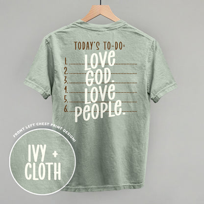 Love God Love People (Back Print)