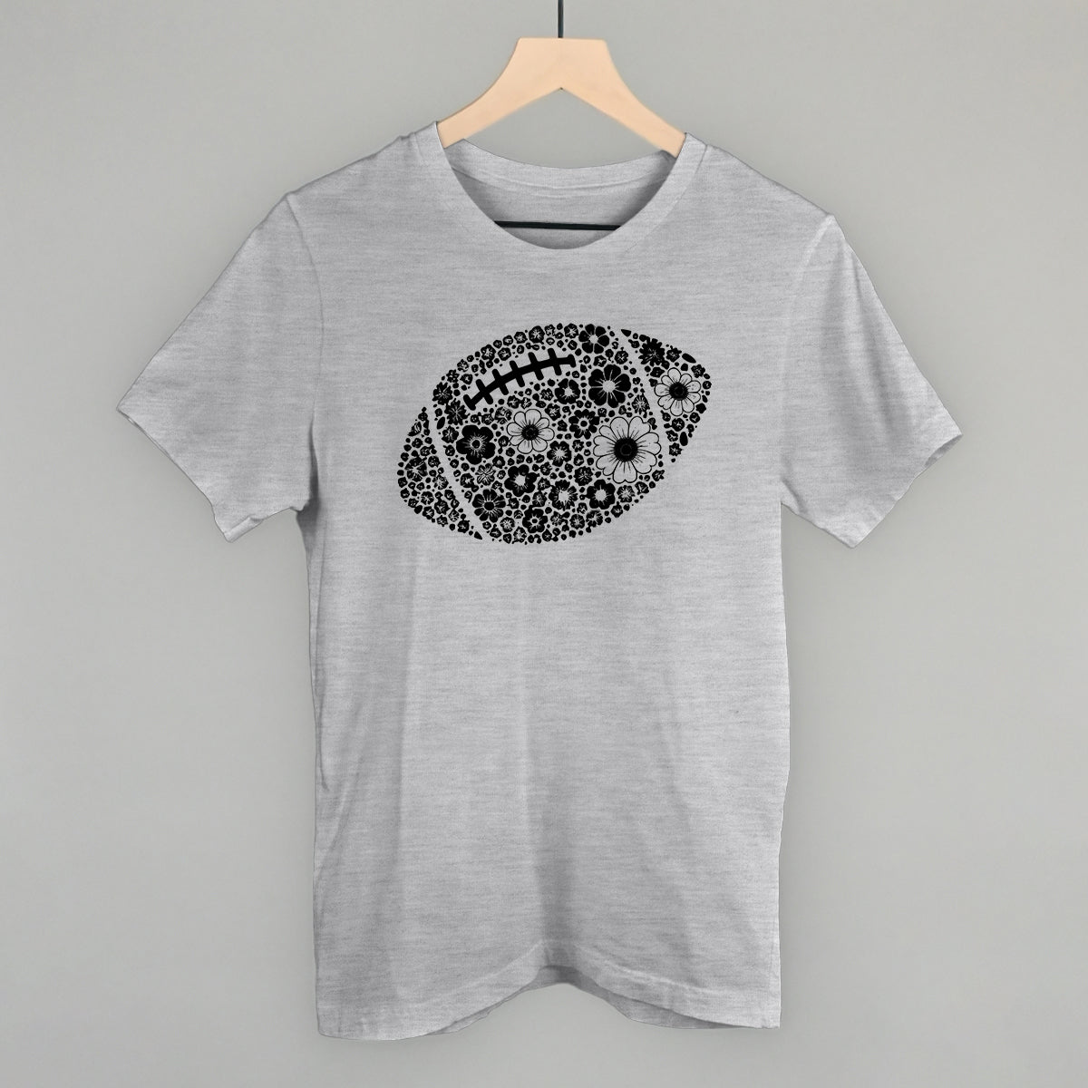 Floral Football Black