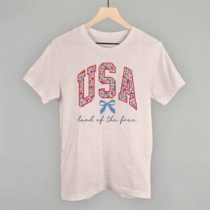 USA Floral Arch + Bow