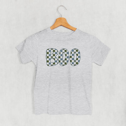 Boo Checkered (Blue & Green) (Kids)