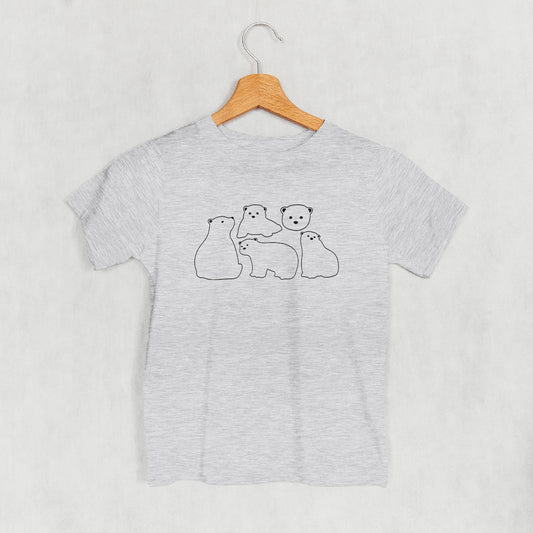 Polar Bears Outline (Kids)