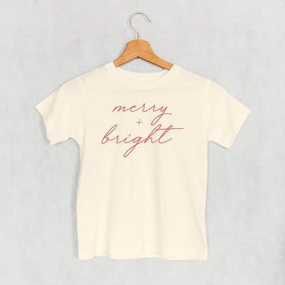Merry And Bright Red Script (Kids)