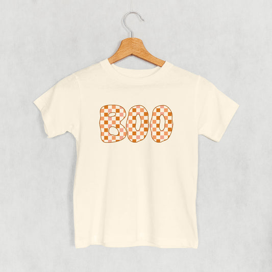 Boo Checkered (Pink & Orange) (Kids)
