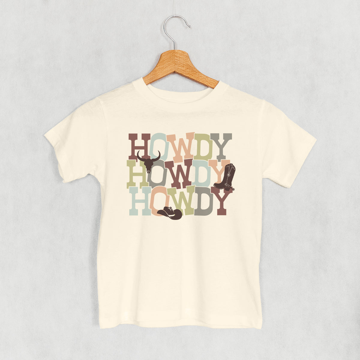 Howdy Repeated Western - Light Colors (Kids)