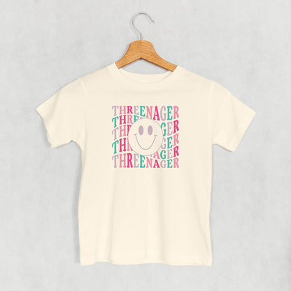 Threenager (Pink + Purple) (Kids)