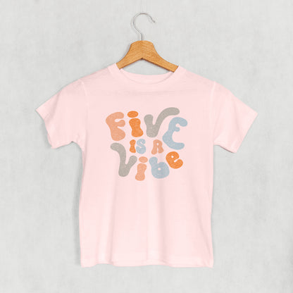 Five Is A Vibe Distressed (Kids)