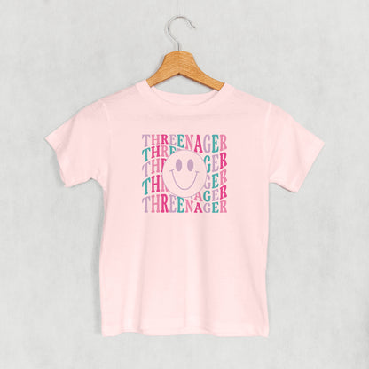 Threenager (Pink + Purple) (Kids)