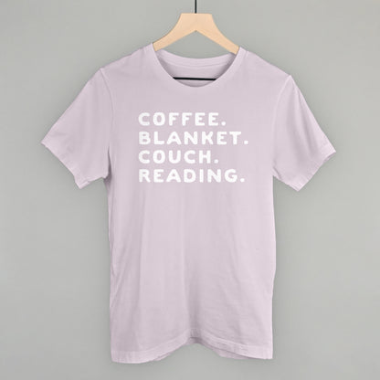 Coffee Blanket Couch Reading