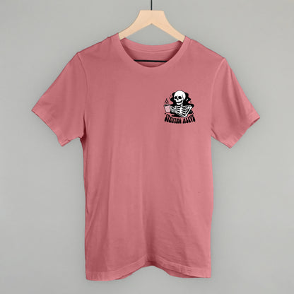 Staying Alive Coffee Skeleton (Left Chest)