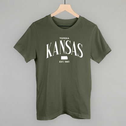 Kansas Est. 1861 (White)