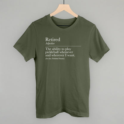 Retired Definition (Pickleball)