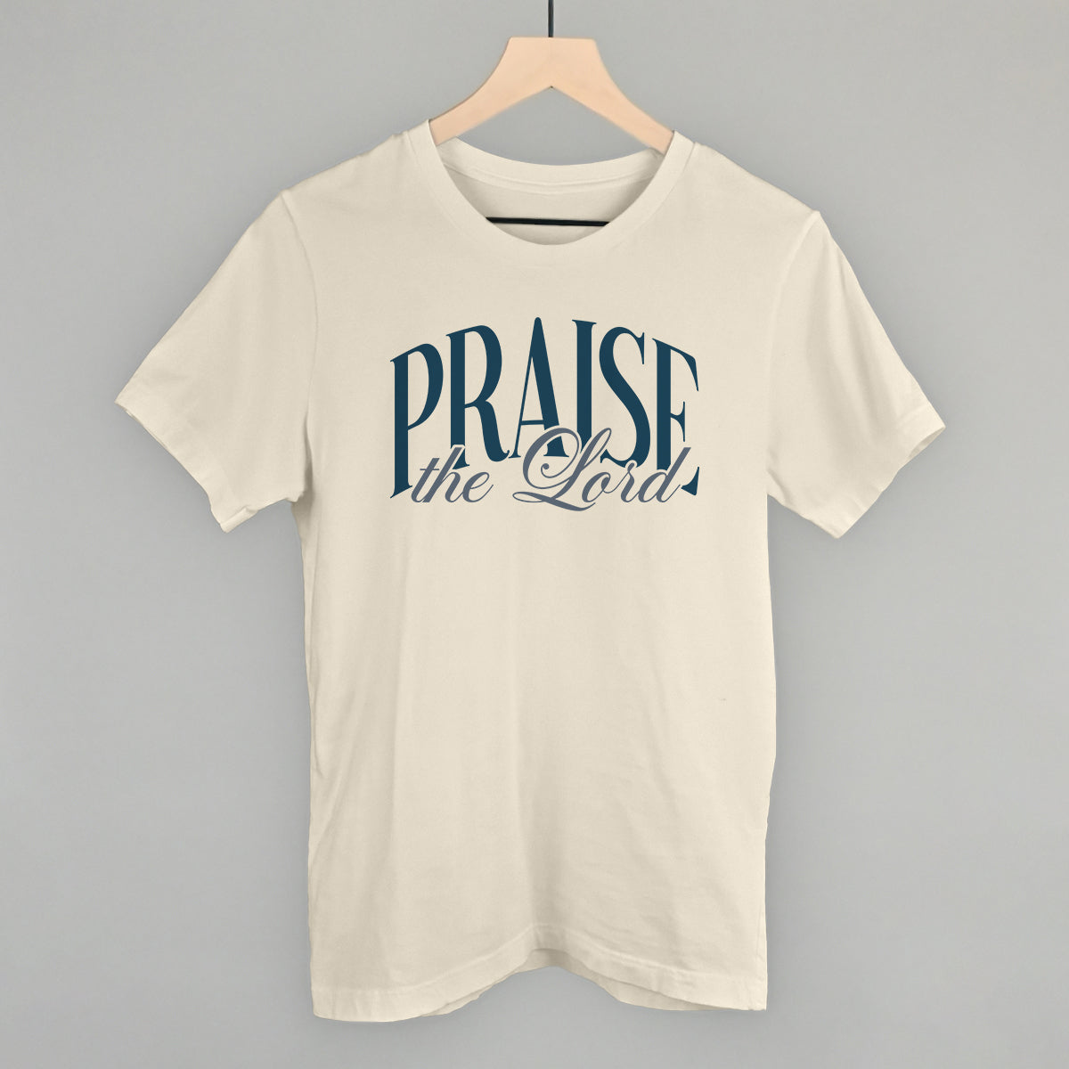 Praise The Lord Blue Script