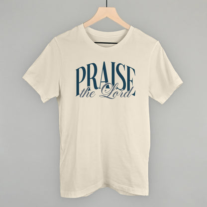Praise The Lord Blue Script