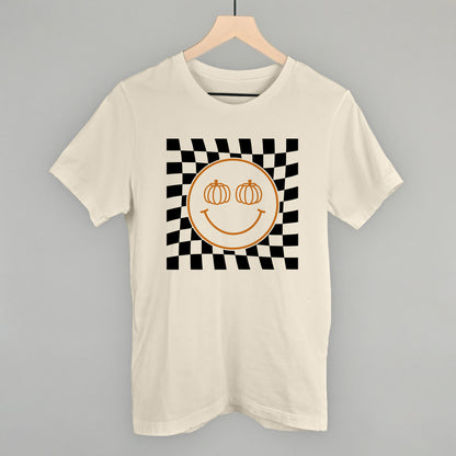 Pumpkin Smiley Face Checker