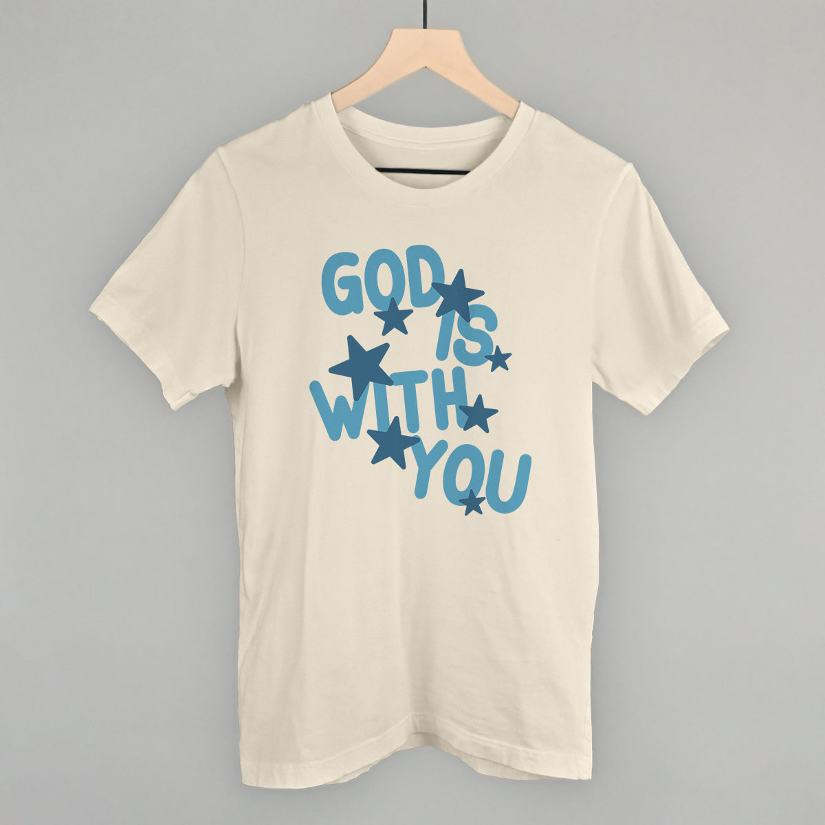 God Is With You Blue Stars
