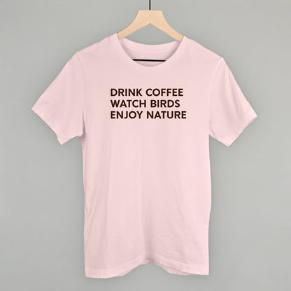 Drink Coffee Watch Birds Enjoy Nature