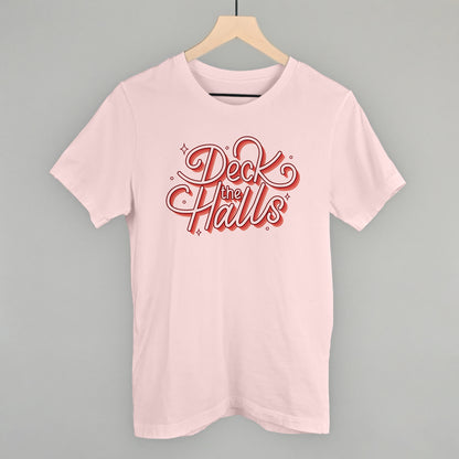 Deck The Halls Sparkle Script (Red)