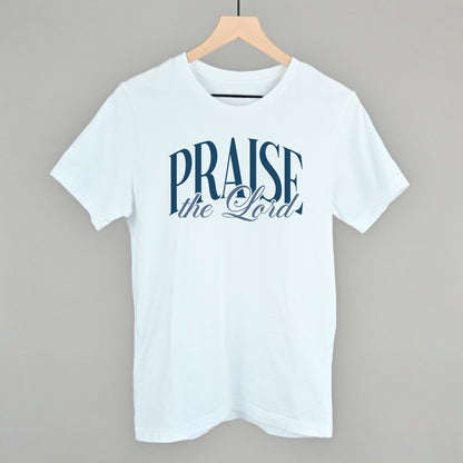 Praise The Lord Blue Script