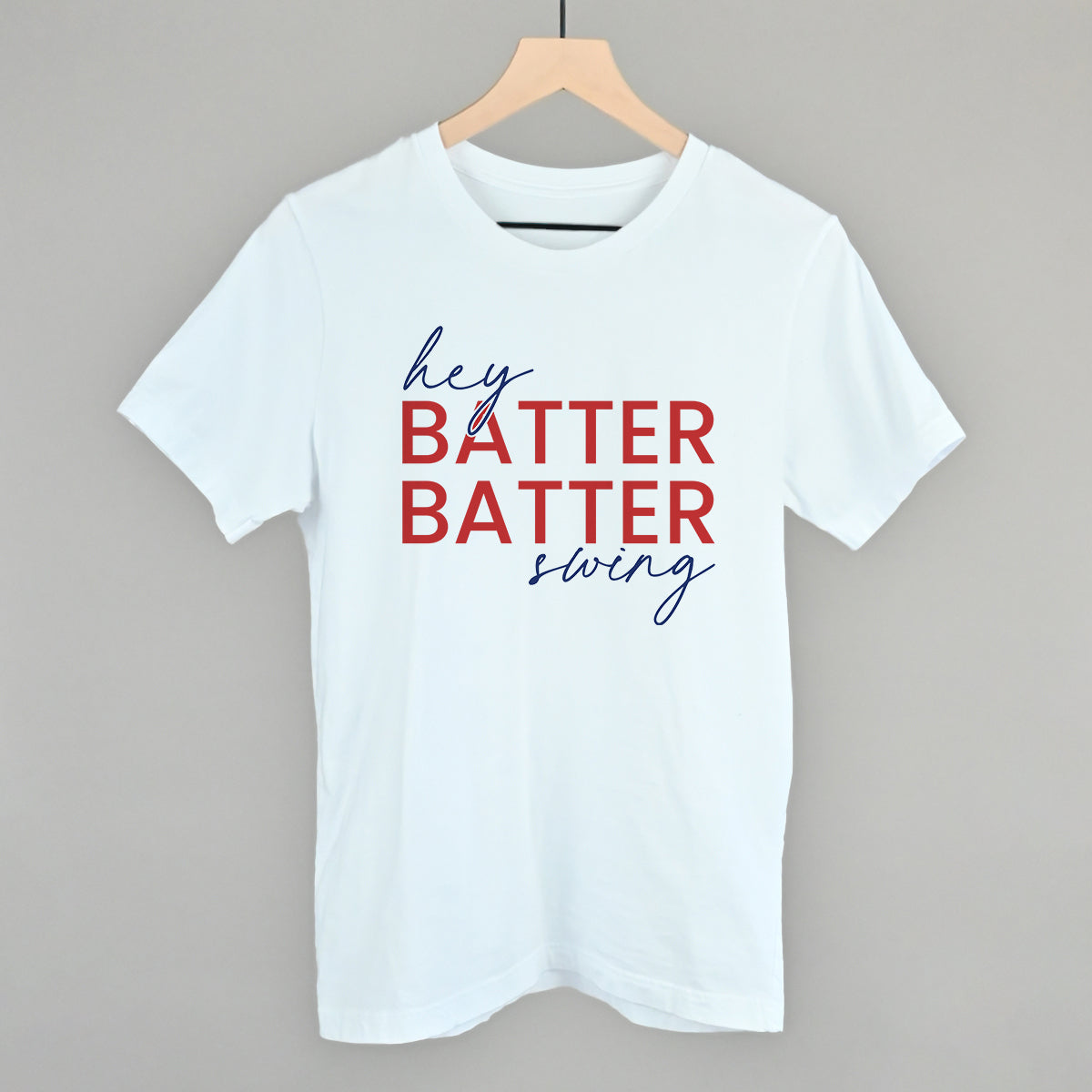 Hey Batter Batter Swing (Red + Navy)