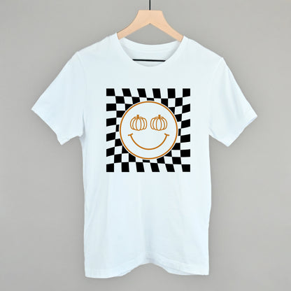 Pumpkin Smiley Face Checker