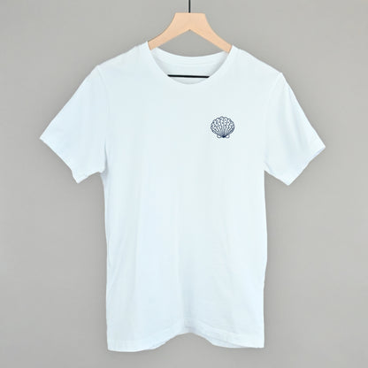 Speckled Seashell (Navy Blue) (Left Chest)