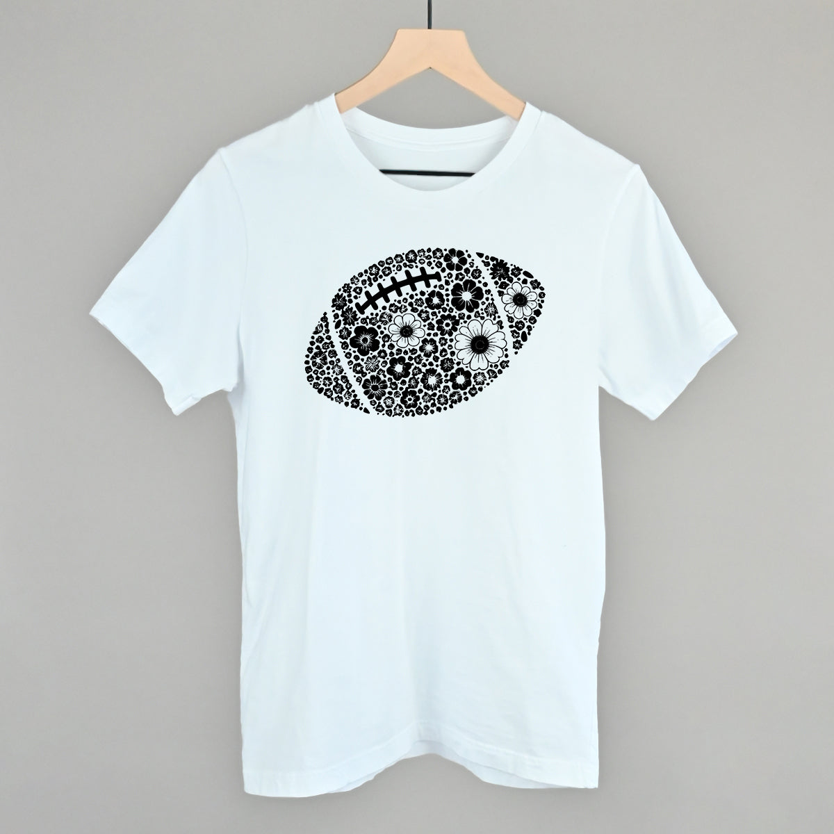 Floral Football Black