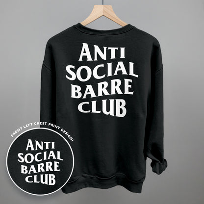 Anti Social Barre Club (White) (Back Print)