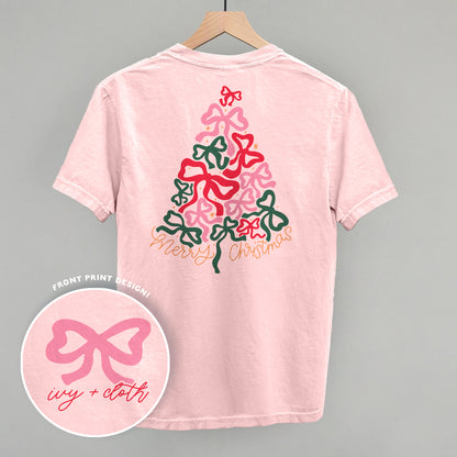 Merry Christmas Bow Tree (Back Print)