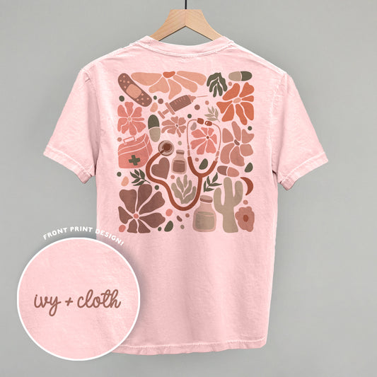 Abstract Neutral Nurse Doodle (Back Print)