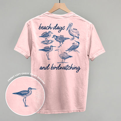 Beach Days And Birdwatching (Back Print)