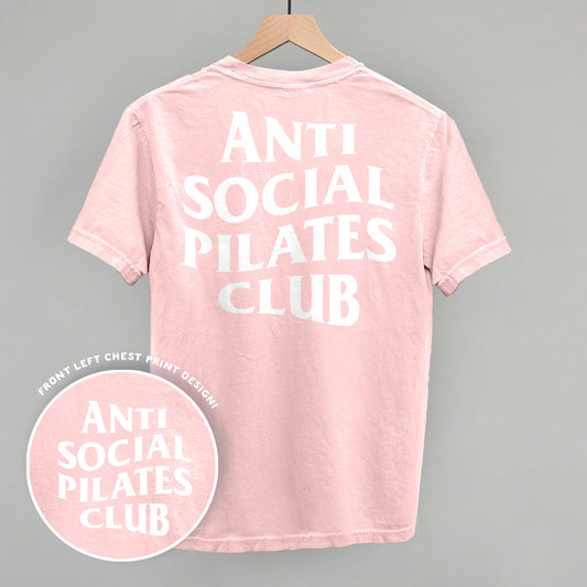 Anti Social Pilates Club (White) (Back Print)