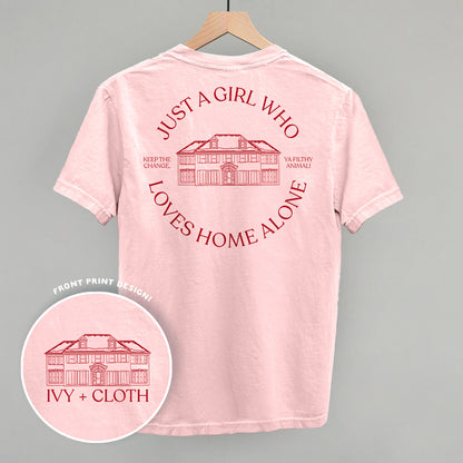 Just A Girl Who Loves Home Alone (Back Print)