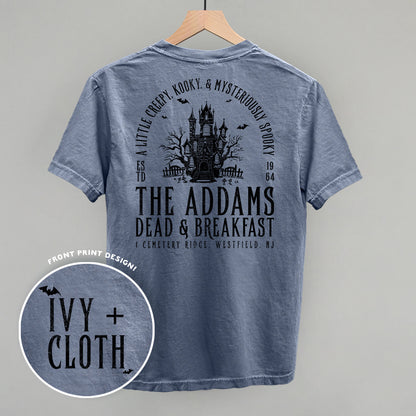 The Addams Dead & Breakfast (Back Print)