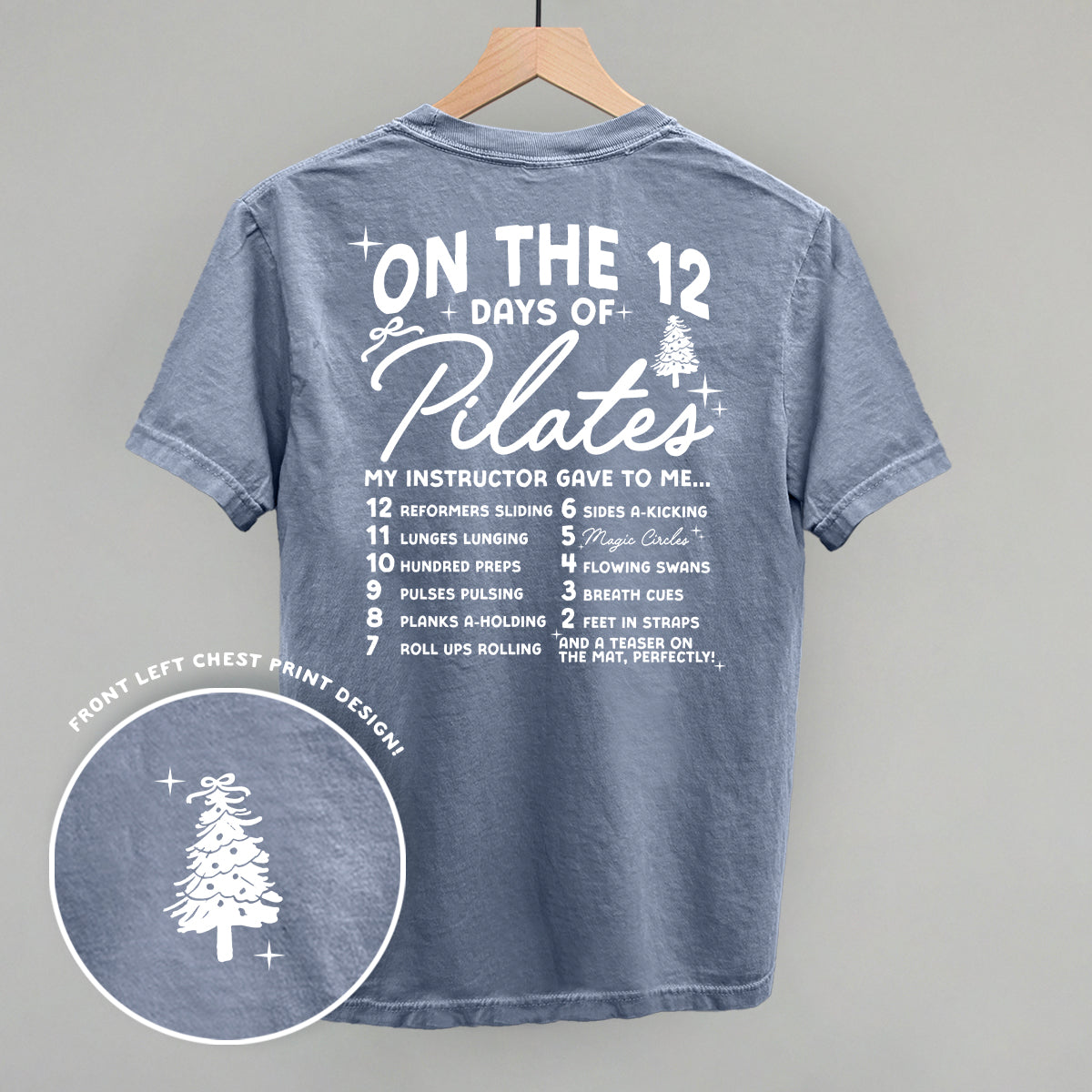 12 Days Of Pilates (Back Print)