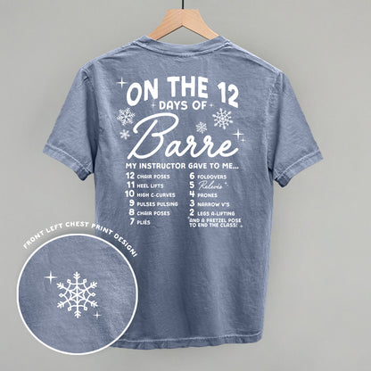 12 Days Of Barre (Back Print)