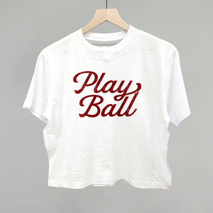 Play Ball (Vintage Script)