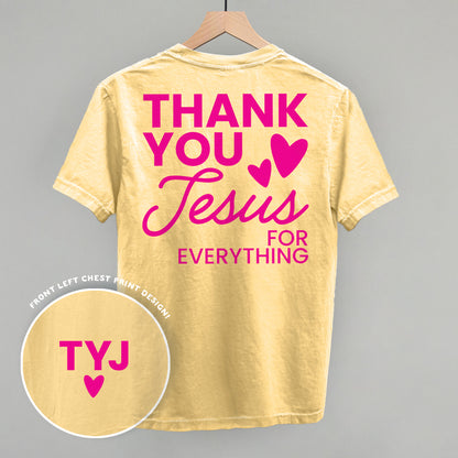Thank You Jesus For Everything (Back Print)