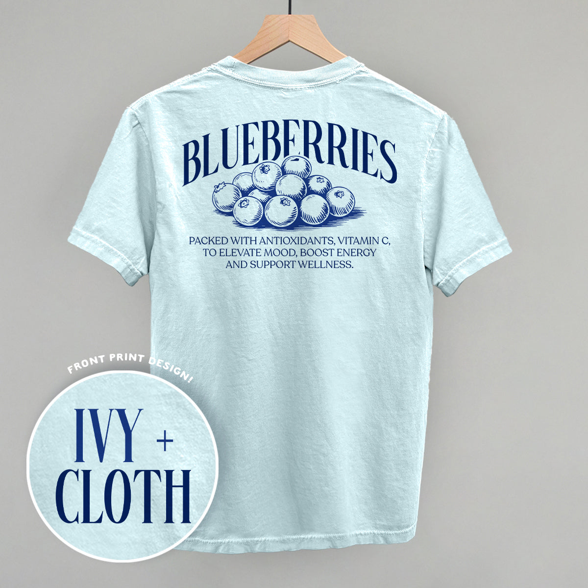 Blueberry Wellness (Back Print)