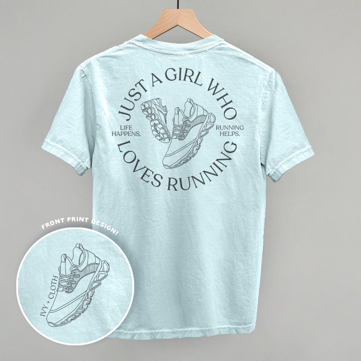 Just A Girl Who Loves Running (Back Print)