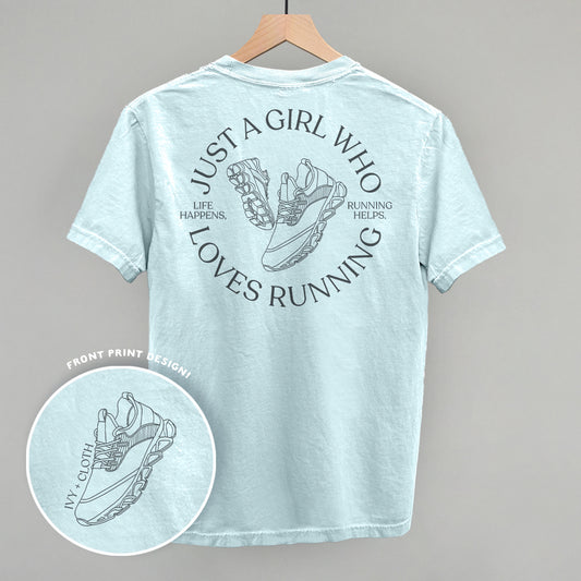 Just A Girl Who Loves Running (Back Print)