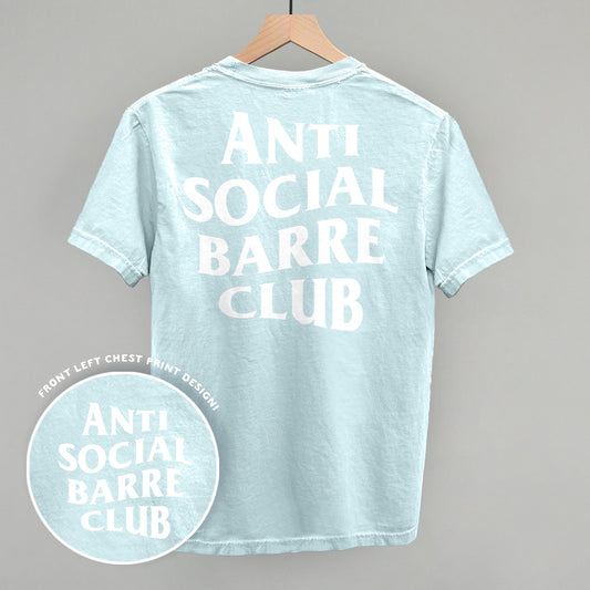 Anti Social Barre Club (White) (Back Print)