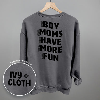 Boy Moms Have More Fun (Back Print)
