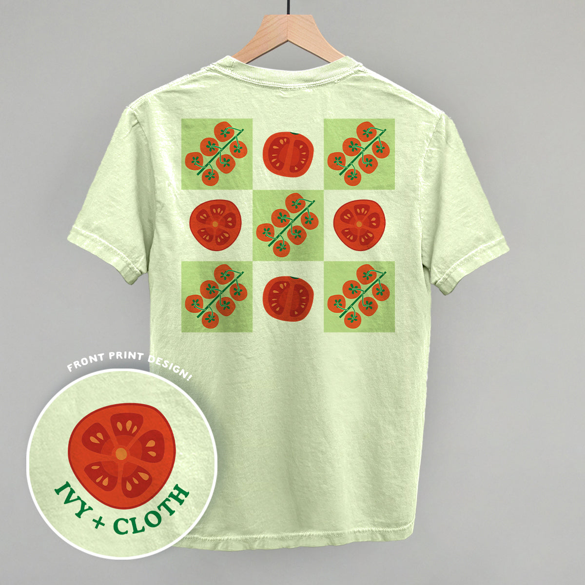 Tomato Grid Doodles (Back Print)