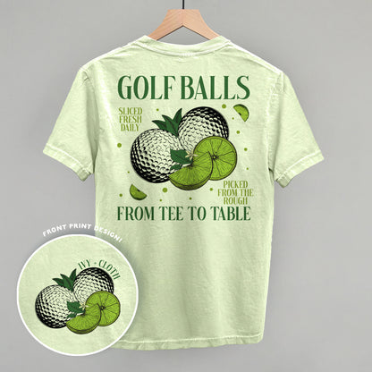 From Tee To Table (Back Print)