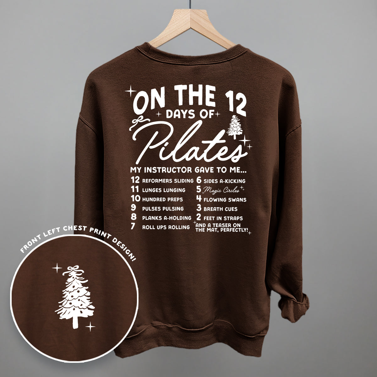 12 Days Of Pilates (Back Print)
