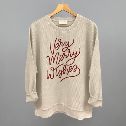 Very Merry Wishes Handwritten
