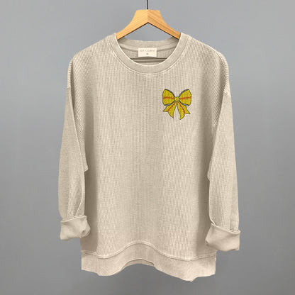 Softball Bow (Left Chest Print)