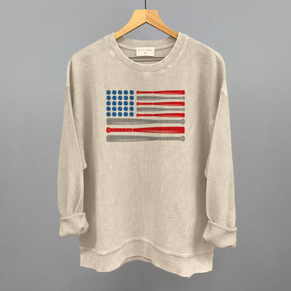 Baseball American Flag