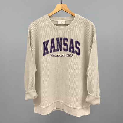 Kansas Varsity Arch (Purple)