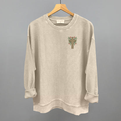 Floral Cross (Left Chest)
